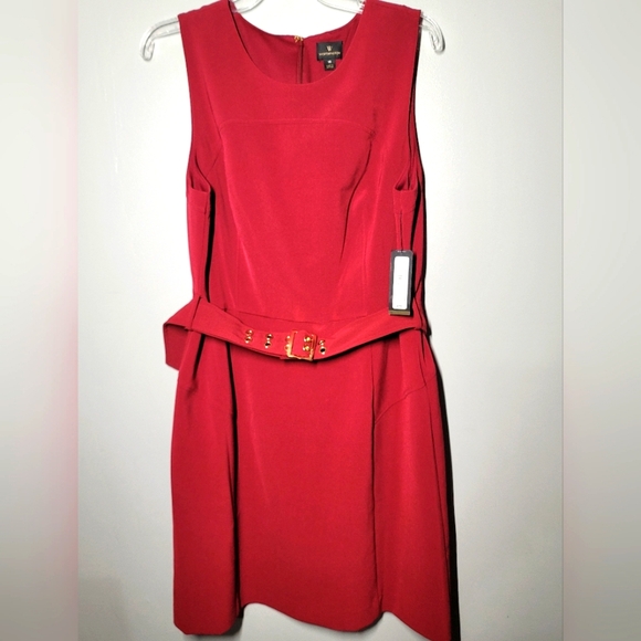 Worthington Dresses & Skirts - Worthington Dress Womens Size 16 Sleeveless Laredo Red Or Maroon